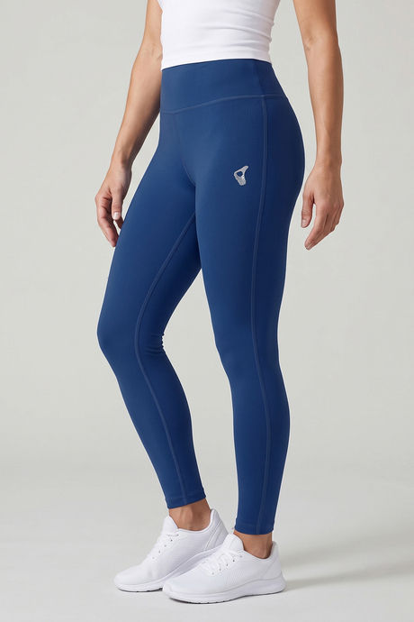 Zelocity Quick Dry Training Leggings - Deja Vu Blue — image 4